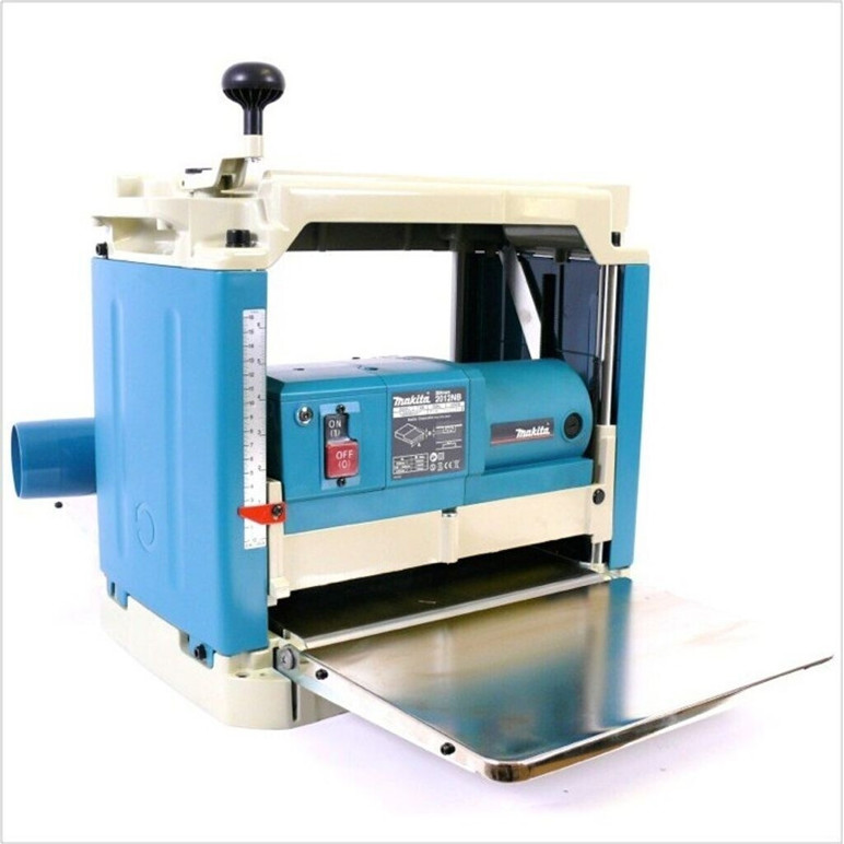 Makita - 2012NB - Dickenhobel - 304 mm Hobelbreite, 1.650 Watt Leistung, automatische Höhenverriegelung
