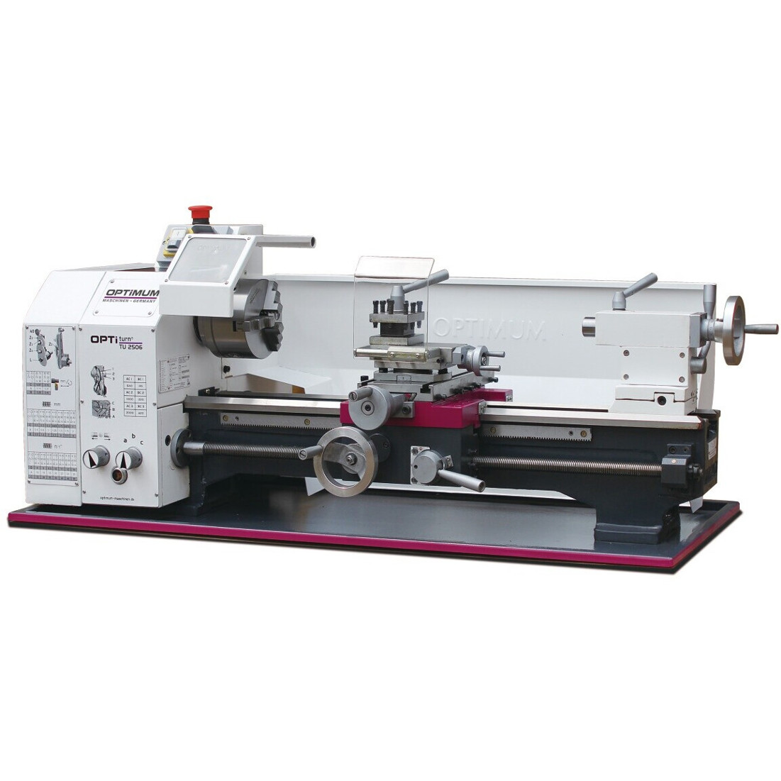 Optimum - TU 2506 - Drehmaschine - 230 V, 750 Watt, 125 kg