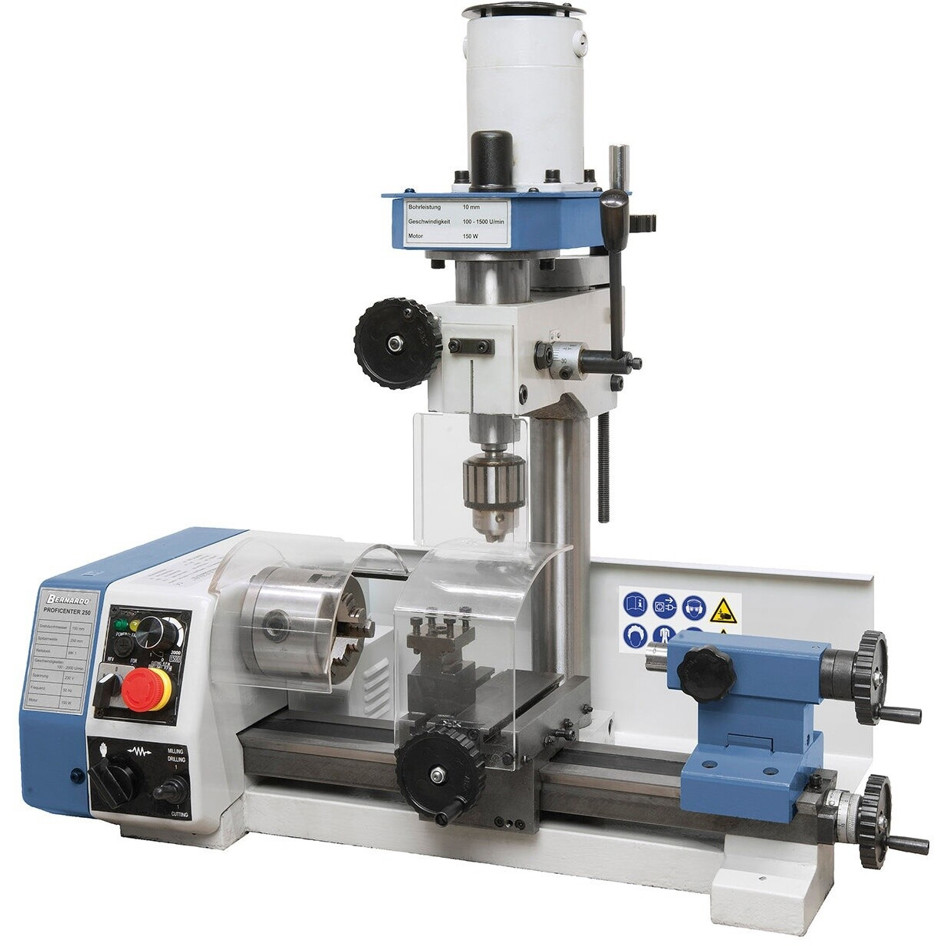 Bernardo - Proficenter 250 - Metallldrehbank - 250 mm Spitzenweite, 2000 U/min